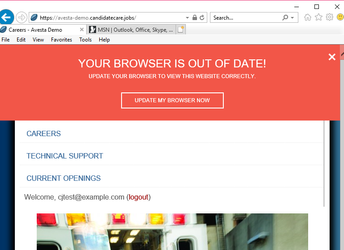 Browser out-of-date